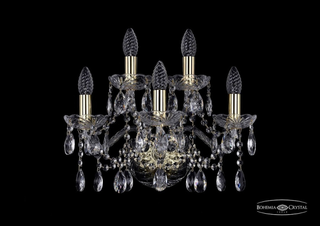 1413B/3+2/165/G Бра Bohemia Ivele Crystal 