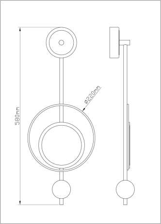 Нарушена упаковка!  <444810> Настенный светильник Arte Lamp Polaris A2604AP-7GO