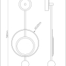 Нарушена упаковка!  <444810> Настенный светильник Arte Lamp Polaris A2604AP-7GO