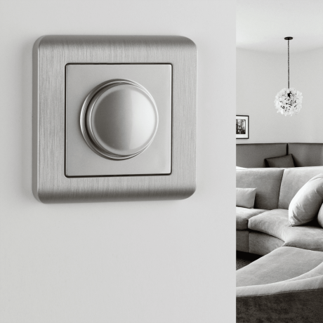 Рамка на 1 пост (серебряный) Werkel W0012106