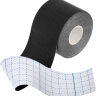 Нарушена упаковка! <681043> Кинезио тейп 5 м*5 см, черная Bradex SF 0190