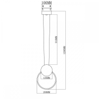 Подвесной светильник Moderli Yumi V5020-1PL