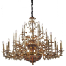 Подвесная люстра Lucia Tucci Firrnze FIRENZE 1780.30.3 antique gold 