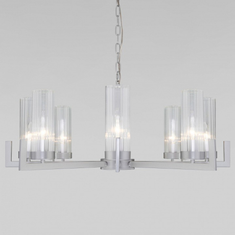 Подвесная люстра Eurosvet Arganie 60133/8 серебро 