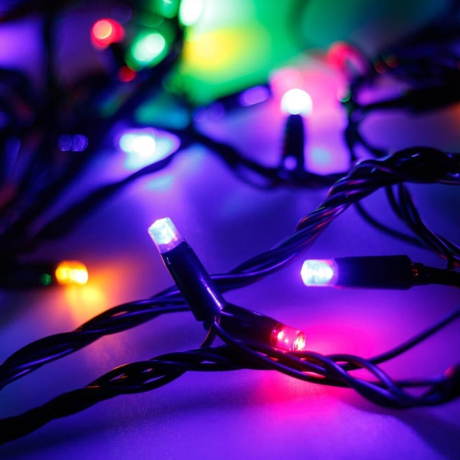 10м. Уличная гирлянда нить RGB Ardecoled 230V ARD-String-Classic-10000-Black-100Led-Live RGB (25808)