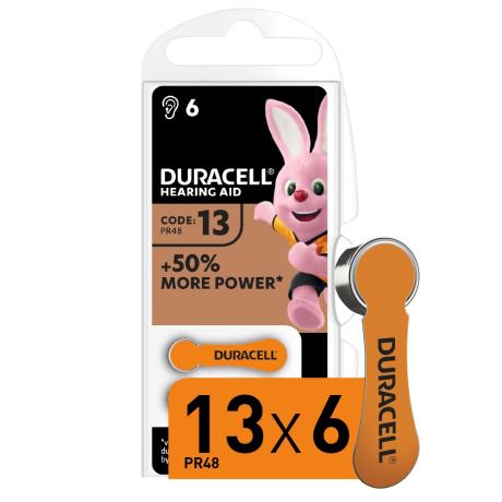 Нарушена упаковка. <182629> Duracell ZA13-6BL (60/600/54000) Б0039180