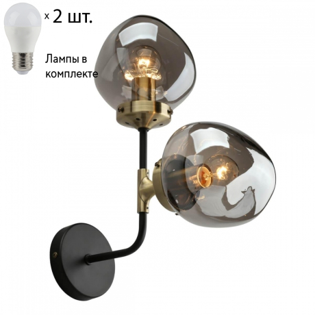 Бра с лампочками Omnilux OML-95201-02+Lamps 