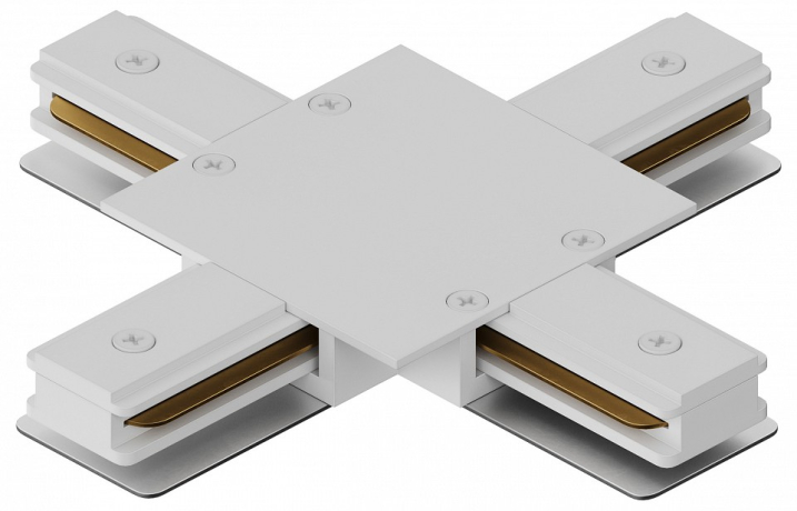 Соединитель X-образный для треков Hesby Lighting Skylite 0042 