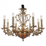 Подвесная люстра Lucia Tucci Firrnze FIRENZE 1780.8.2 antique gold 