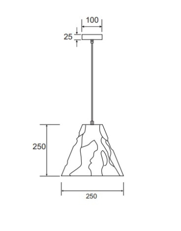 Подвесной светильник от Lustrof 735654-769615