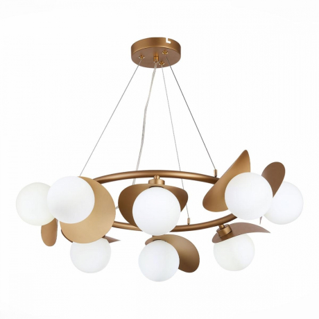 Люстра подвесная с Led лампочками в комплекте Evoluce SLE220503-08+Lamps 