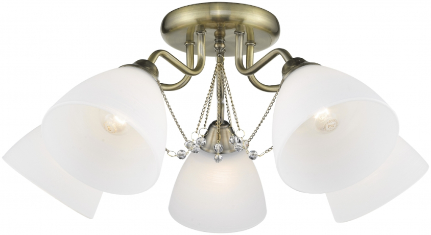 Потолочная люстра с лампочками Velante 727-507-05+Lamps 