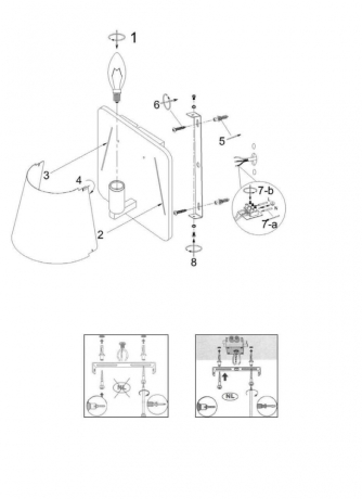 Настенный светильник Lucide Idaho 77281/01/70 