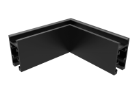 Соединитель для магнитного накладного шинопровода угловой Crystal Lux CLT 0.216 04 BL