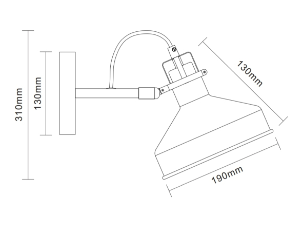 WML-425  С73 Бра настенное Camelion Amsterdam 13021 