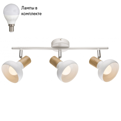 Светильник спот с Led лампочками в комплекте Rivoli Б0054688+Lamps 