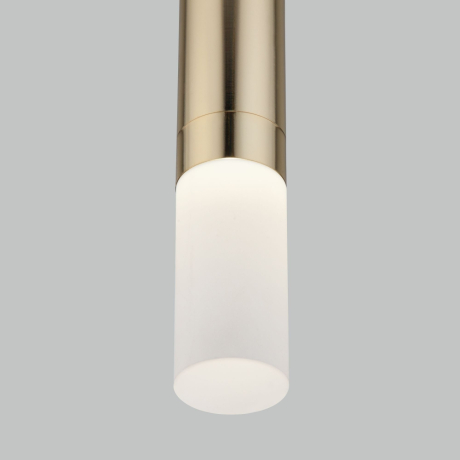 Подвесной светодиодный светильник Eurosvet Axel 50210/1 LED золото (a054208) 