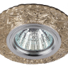 Встраиваемый светильник cо LED подсветкой Эра DK LD4 CHP/WH (Б0028122) 