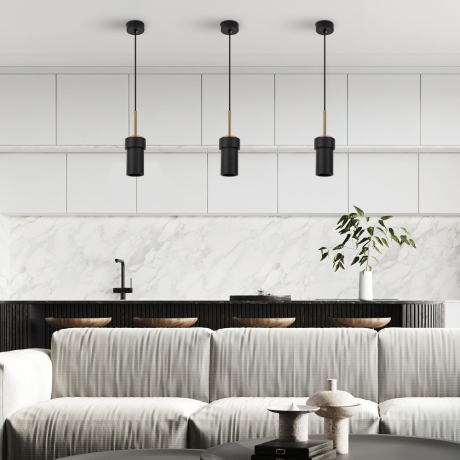 Подвесной светильник Eurosvet Pebble 50264/1 черный 