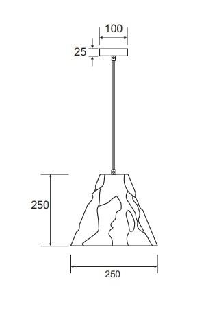 Подвесной светильник от Lustrof 735647-769617