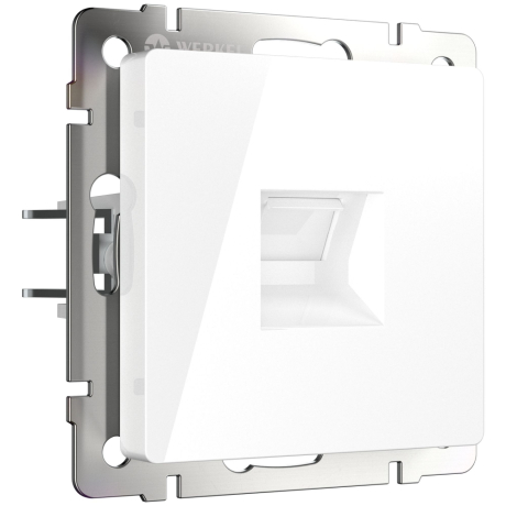 Розетка Ethernet RJ-45 без рамки Werkel белый W1181001