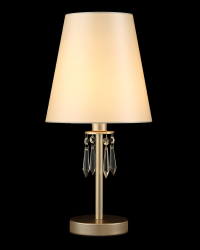 Настольная лампа с лампочкой CRYSTAL LUX RENATA LG1 GOLD+Lamps