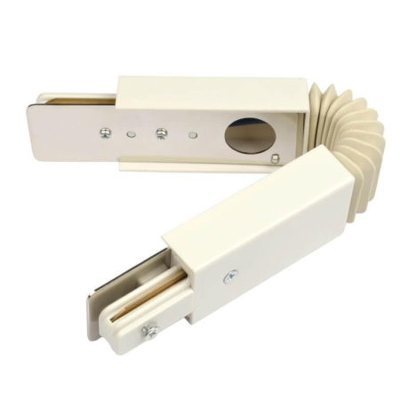 Соединитель гибкий для однофазного шинопровода Volpe - UBX-Q121 K24 WHITE 1 POLYBAG (10577) 