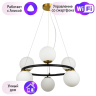 Люстра подвесная Arte lamp ALCOR с Алисой A2224SP-6BK-A 