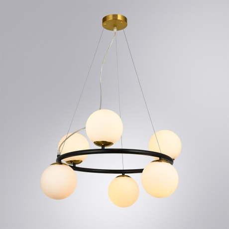 Люстра подвесная Arte lamp ALCOR с Алисой A2224SP-6BK-A 