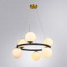 Люстра подвесная Arte lamp ALCOR с Алисой A2224SP-6BK-A 