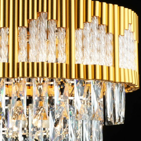 Подвесная хрустальная люстра Reluce 02145-0.4-08 FGD (1425093) 