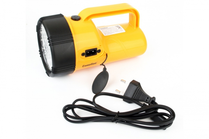 Ручной светодиодный прожекторный фонарь на аккумуляторе. Дистанция освещения - 30м. Camelion LED29314 (10471)
