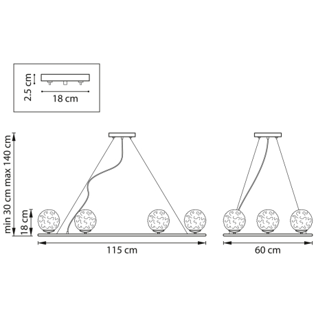 Подвесная люстра Lightstar Bari 815267 