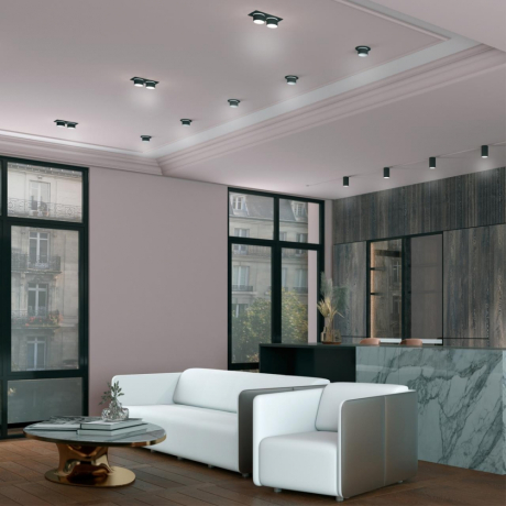 Точечный светильник со светодиодными лампочками GU10, комплект от Lustrof. №294563-647124 