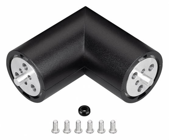 Соединитель угловой L-образный накладной Arlight ROUND 050543