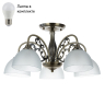 Потолочная люстра с лампочками Arte lamp A3037PL-5AB+Lamps 
