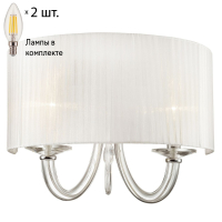 Настенный светильник с лампочками Favourite Snow 1698-2W+Lamps E14 Свеча