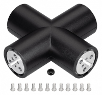 Соединитель угловой X-образный накладной Arlight ROUND 050544