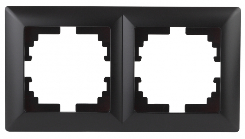 Рамка 2-постовая ЭРА Intro Solo антрацит 4-502-05 Б0043414