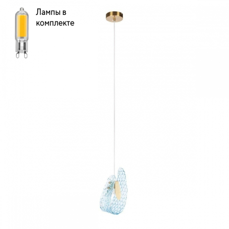 Светильник подвесной с Led лампочками в комплекте LOFT IT 10214P+Lamps 