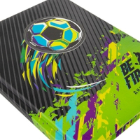 Нарушена упаковка!  <604247> Дневник 1-4 класс 48 л., кожзам (твердая с поролоном), печать, аппликация, ЮНЛАНДИЯ, "Футбол", 106213