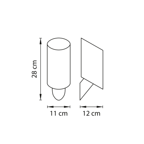 808610 Настенное бра Lightstar Muro 