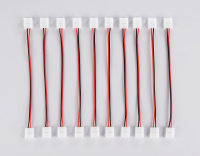 10шт. Соединитель гибкий двухсторонний для светодиодной ленты 2835 12/24V (2 конт.) 150 мм Ambrella light ILLUMINATION LED GS7551