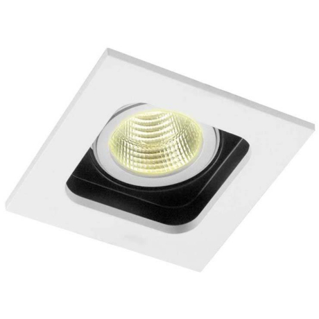 Встраиваемый светильник Donolux Dl18614/01WW-SQ White/Black 