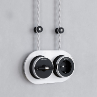 Изоляторы 100 шт (черный матовый) Vintage W6433408 Werkel (a064921)