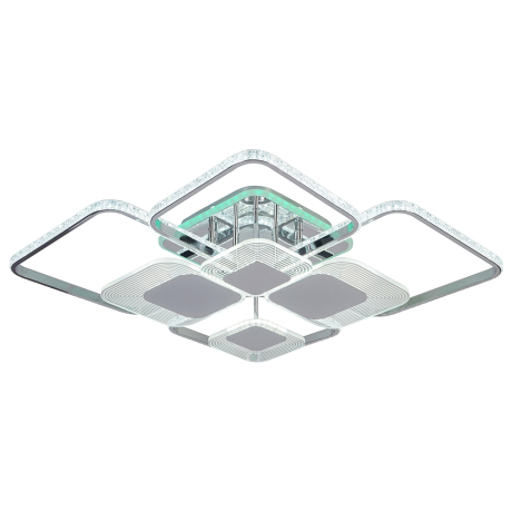 Потолочная светодиодная люстра с пультом ДУ Profit Light 5886/8 CHR 