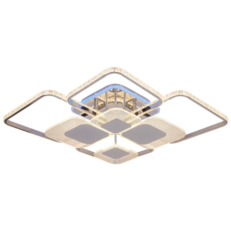Потолочная светодиодная люстра с пультом ДУ Profit Light 5886/8 CHR 