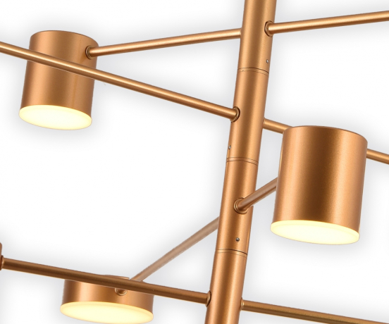 Люстра на штанге Мекли Kink Light 07650-8,33 (3000К) (19007) 