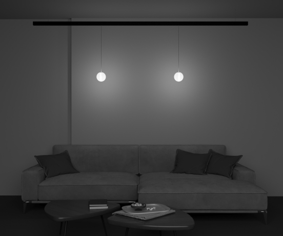 Светильник на штанге Maytoni Technical Luna TR039-4-5WTW-DD-B 