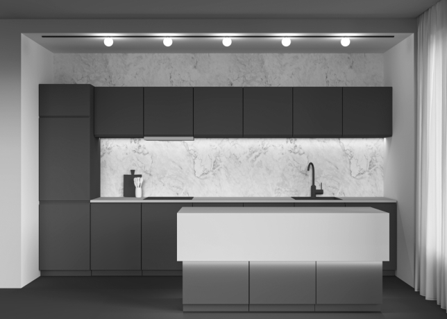 Накладной светильник Maytoni Technical Luna TR177-1-5WTW-B 